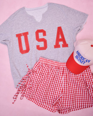 Patch Me USA Loose Tee - The Southern Loft