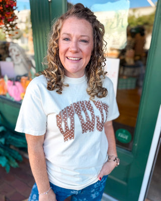 Polka Dot WWJD Graphic Tee - The Southern Loft