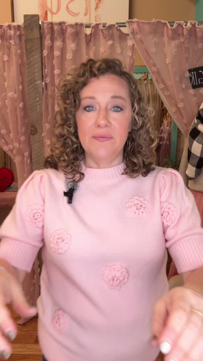 Pulling Heartstrings Sweater Top