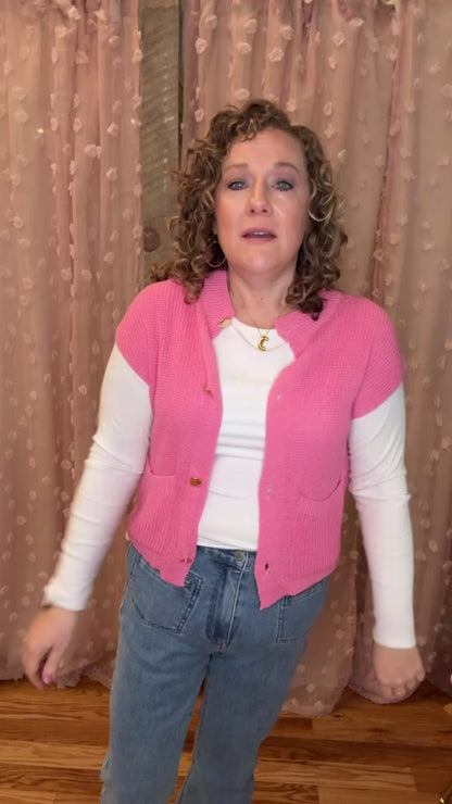 When The Time Comes Detail Sweater Vest