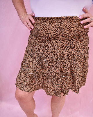 Primal Instincts Ruffled Skirt - The Southern Loft