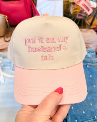 Put It On My Husband's Tab Canvas Hat - The Southern Loft