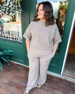 Put Together Ribbed Top + Pants Casual Set - The Southern Loft