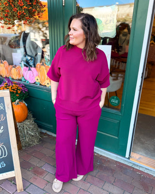Put Together Ribbed Top + Pants Casual Set - The Southern Loft