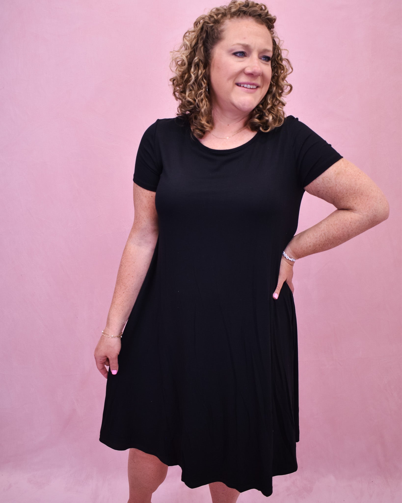 Simply Basic Casual Midi Dress - The Southern Loft