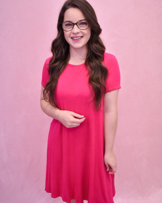 Simply Basic Casual Midi Dress - The Southern Loft