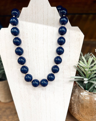 Simply Everyday Mix Acrylic & CCB Ball Necklace - The Southern Loft