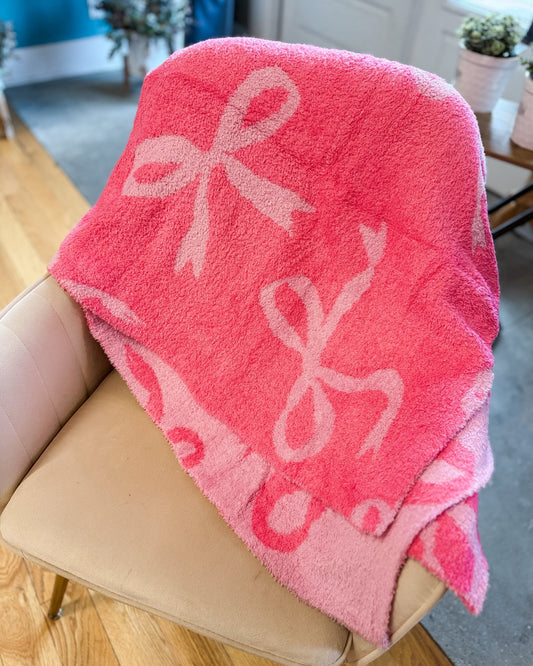 Solmere Blanket - Reversible Bow - The Southern Loft