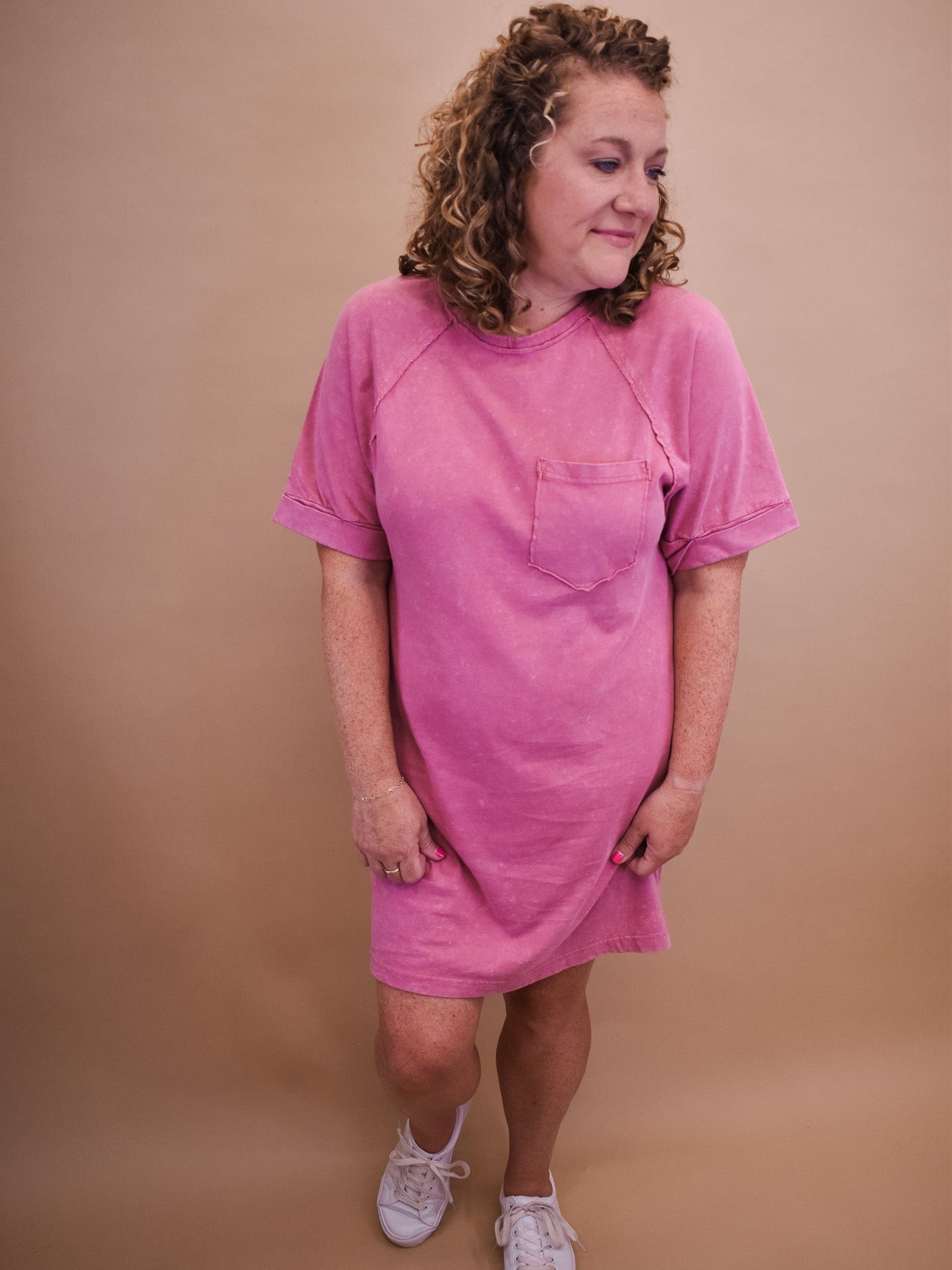 Something More Washed Mini Dress - The Southern Loft
