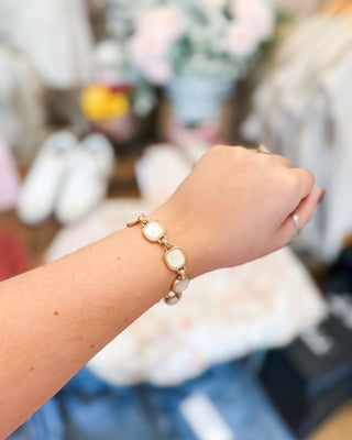 Sparkle Square Toggle Glitter Bracelet - The Southern Loft