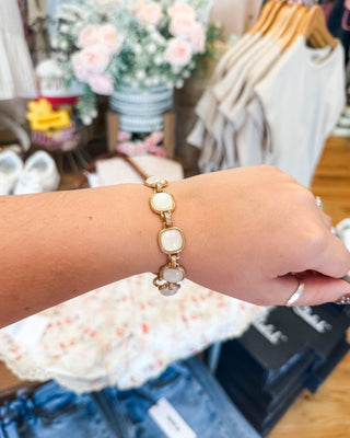 Sparkle Square Toggle Glitter Bracelet - The Southern Loft