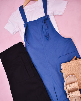 Spring In Your Step Knot Strap Jumpsuit - The Southern Loft