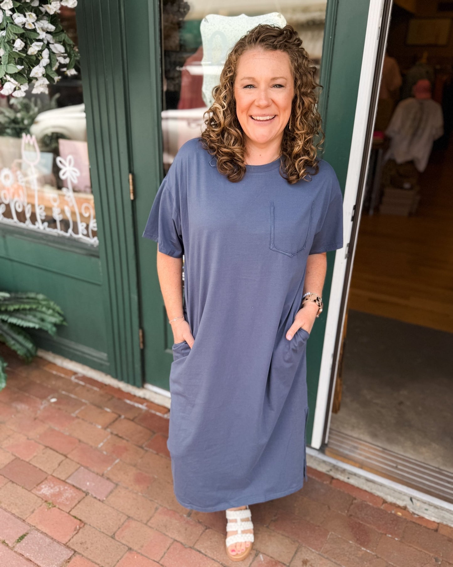 Spring Whisper Casual Knit Dress - The Southern Loft