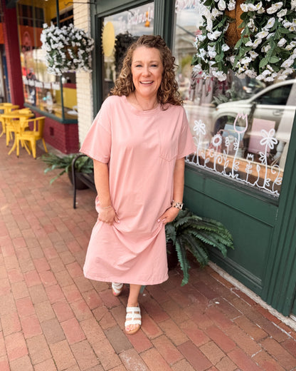 Spring Whisper Casual Knit Dress - The Southern Loft
