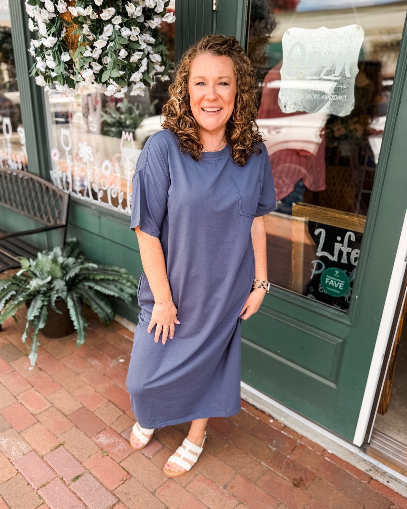 Spring Whisper Casual Knit Dress - The Southern Loft