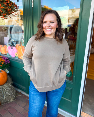 Sunday Ease Oversized Fleece Pullover - The Southern Loft