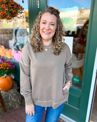 Sunday Ease Oversized Fleece Pullover - The Southern Loft