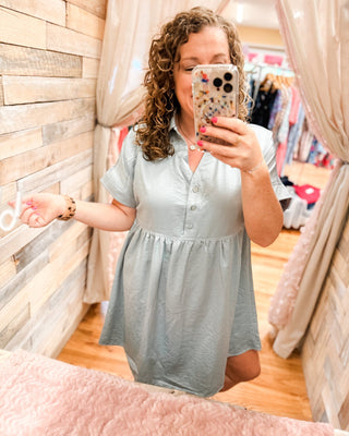 loft shirt dress Sweet Day Satin Shirt Mini Dress