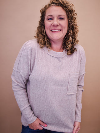 Talking My Language Ribbed Sweater - The Southern Loft