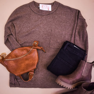 Talking My Language Ribbed Sweater - The Southern Loft