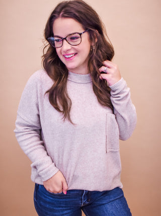 Talking My Language Ribbed Sweater - The Southern Loft