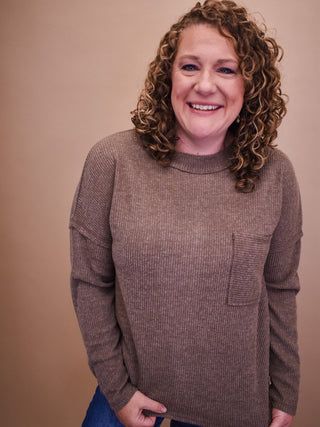 Talking My Language Ribbed Sweater - The Southern Loft