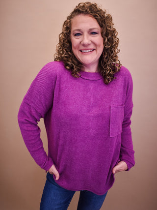 Talking My Language Ribbed Sweater - The Southern Loft