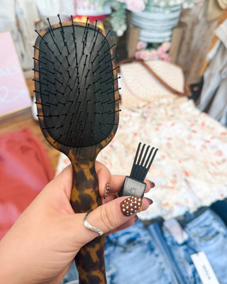 Teleties Detangler Hair Brush with Mirror - The Southern Loft