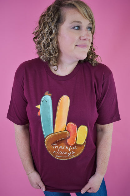 Thankful Turkey Graphic Tee - The Southern Loft