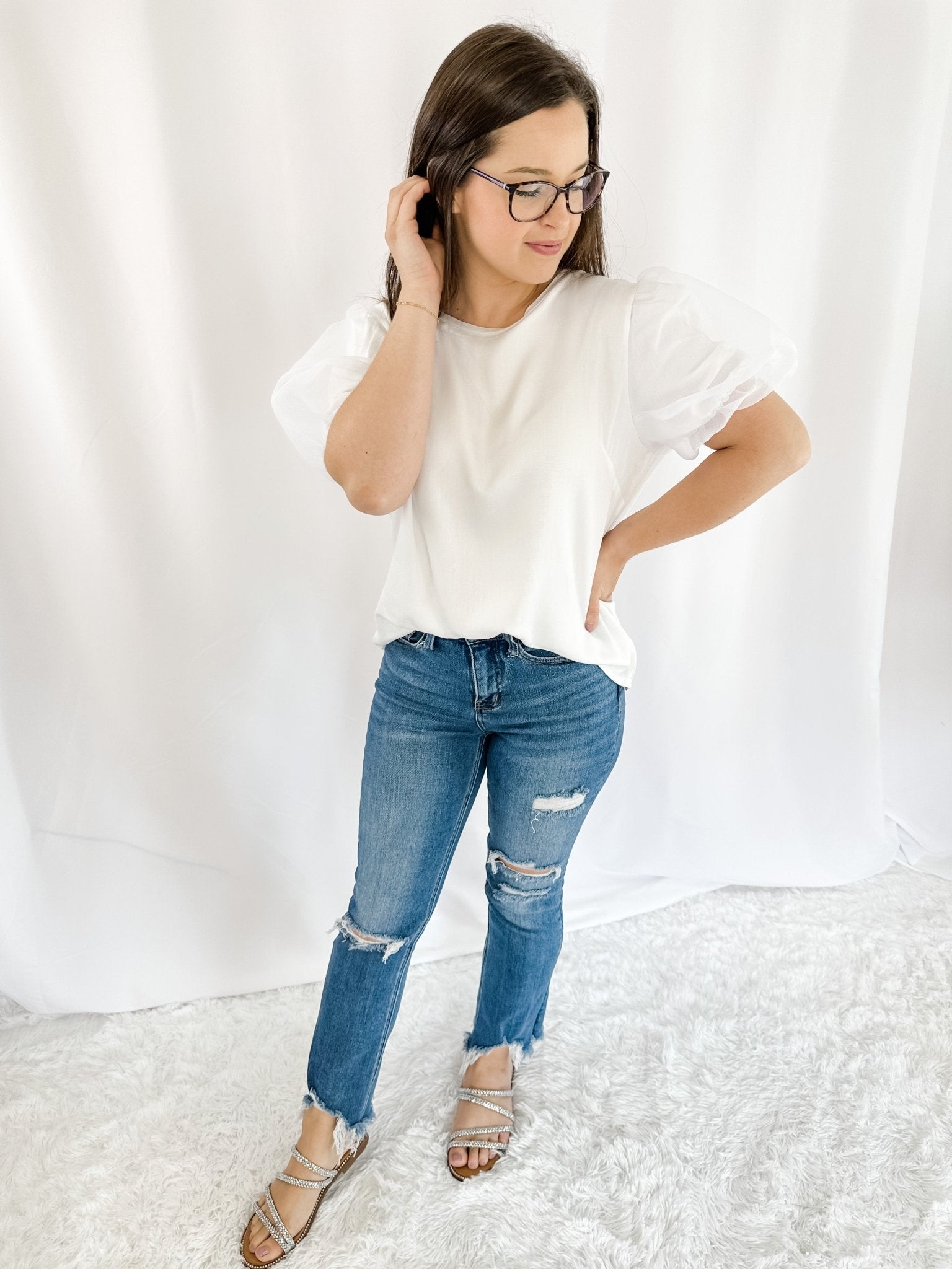 The Best Part Puff Sleeve Top - The Southern Loft