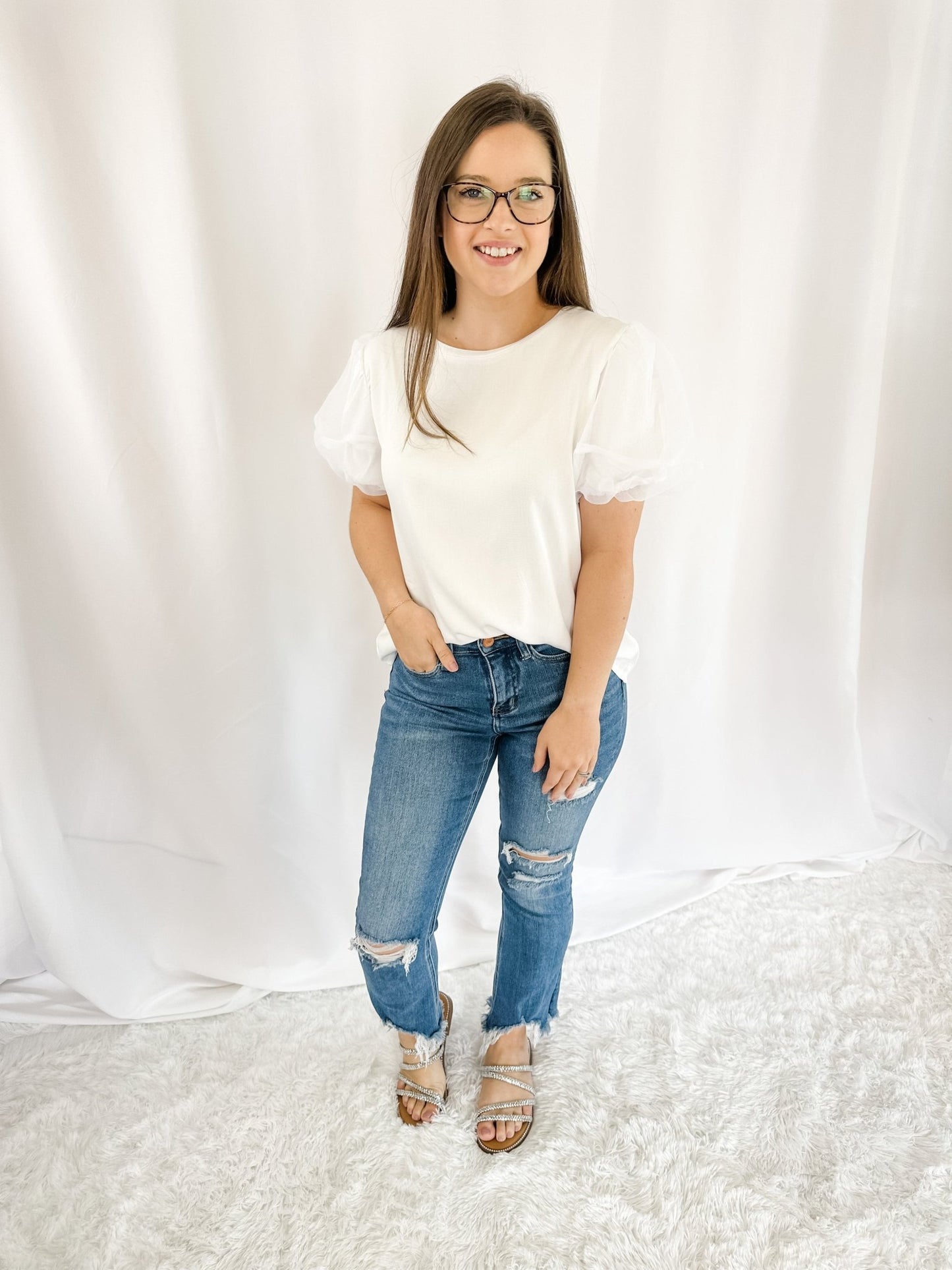 The Best Part Puff Sleeve Top - The Southern Loft