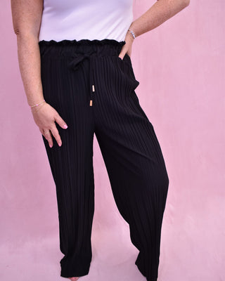 The Sofia Pleated Palazzo Pants - The Southern Loft