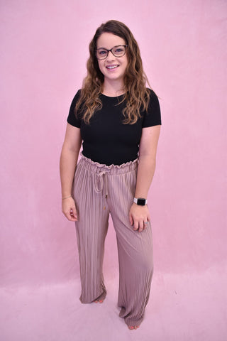 The Sofia Pleated Palazzo Pants - The Southern Loft
