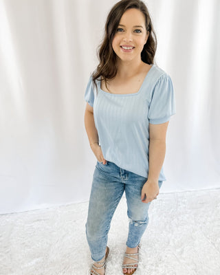 Time And Place Bubble Sleeve Top - The Southern Loft
