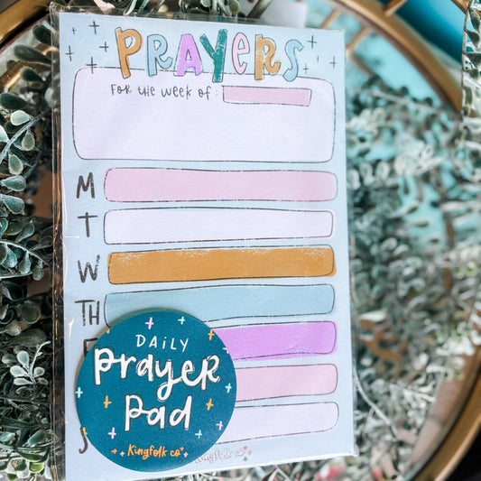 Weekly Prayers Large Notepad - The Southern Loft