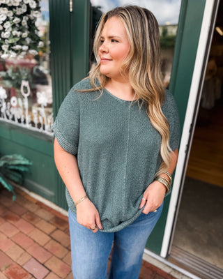 Wishful Weekend Center Seam Top - The Southern Loft