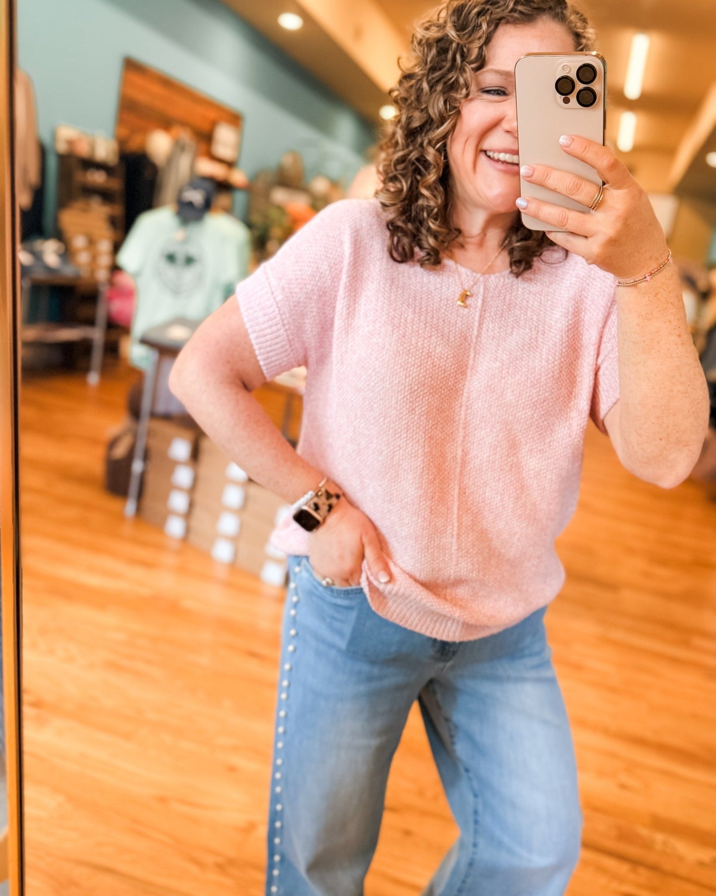 Wishful Weekend Center Seam Top - The Southern Loft