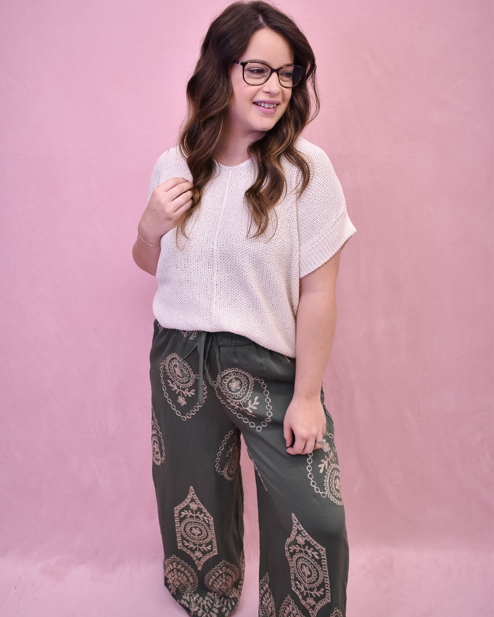 Wishful Weekend Center Seam Top - The Southern Loft
