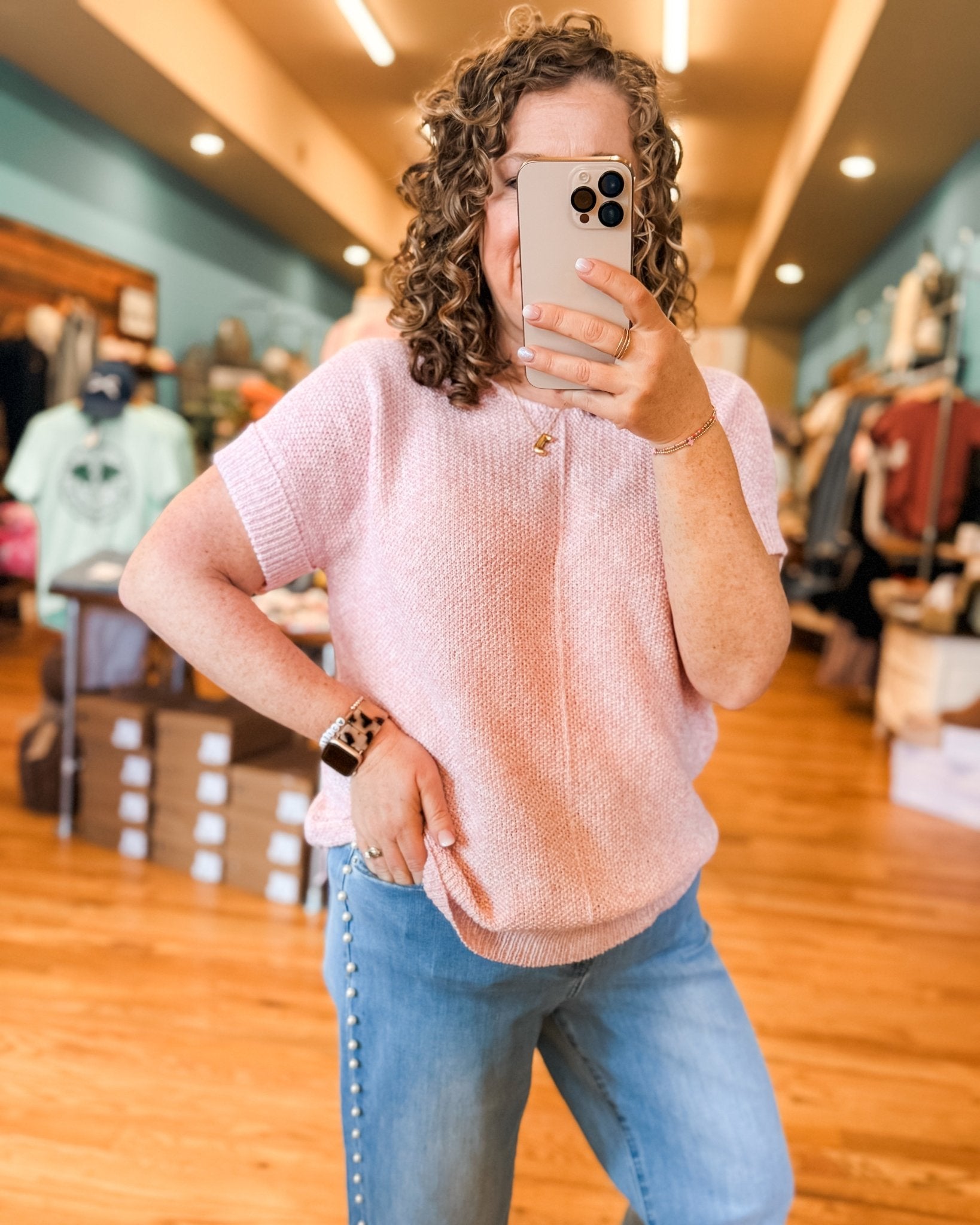 Wishful Weekend Center Seam Top - The Southern Loft
