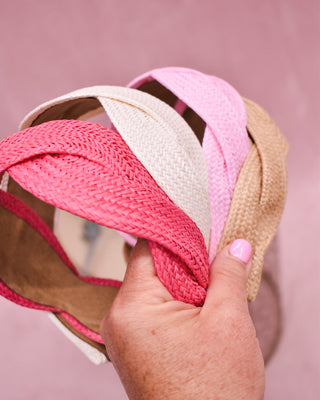 Woven Straw Double Headbands - The Southern Loft