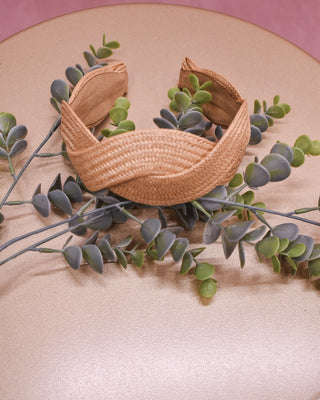 Woven Straw Double Headbands - The Southern Loft