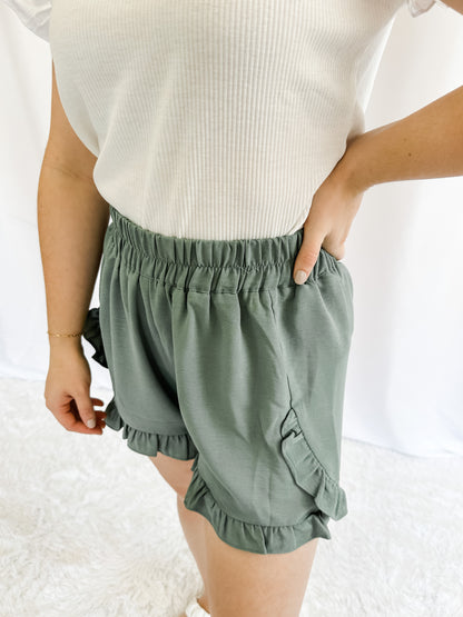 Days In The Sun Ruffle Shorts