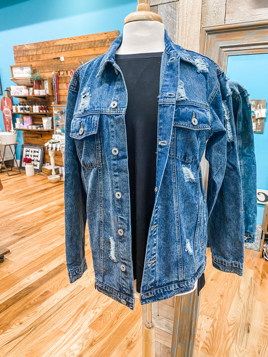 Acid Wash Denim Jacket