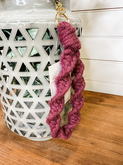 Spiral Wristlet Keychain