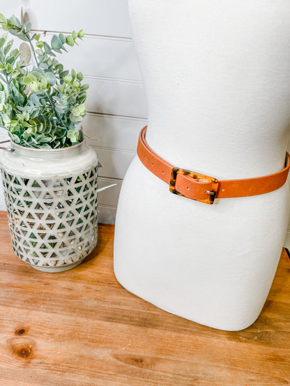 Faux Leather Belt