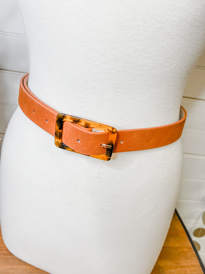 Faux Leather Belt