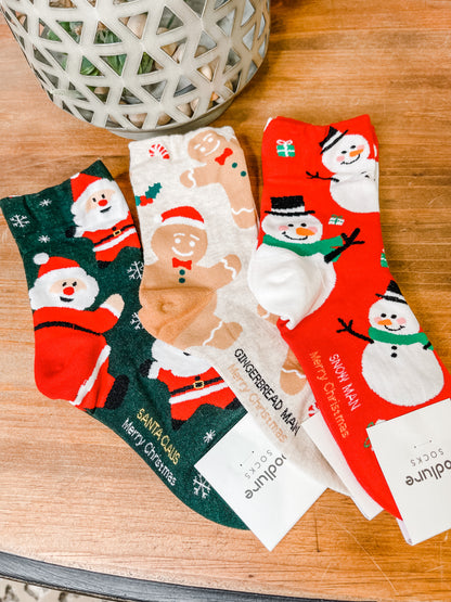 Holly Jolly Christmas Socks