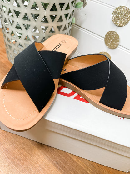 Reflect Cross Strap Sandals