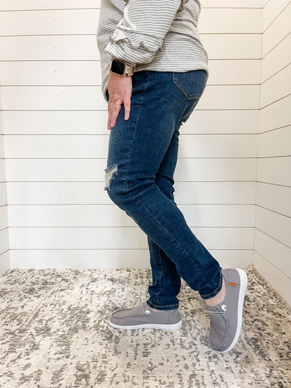 Judy Blue Take Me High Rise Button Fly Skinny