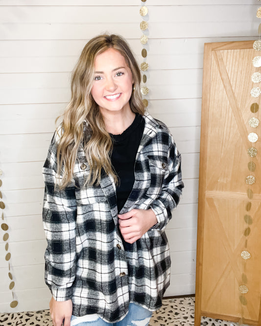 Chic Edge Plaid Shacket
